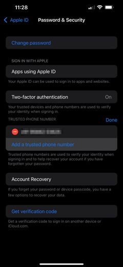 AppleIDの信頼できる電話番号を変更する方法 