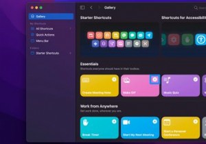 macOS Montereyを使用してMacでショートカットを検索、実行、作成する方法 