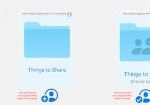 iCloudDriveで共有ファイルを表示および編集できるユーザーを選択する方法 