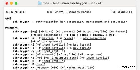 SSH-Keygenを使用してMacでSSHキーを生成する方法 