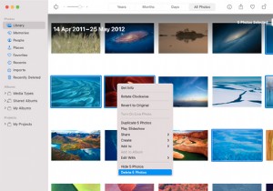 Macで写真を削除する方法 