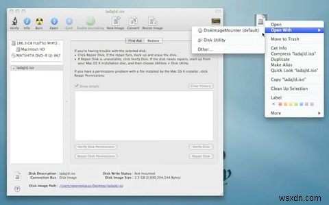 MacにISOイメージをマウントする4つの方法 