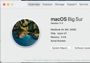 MacがIntelまたはAppleシリコンを使用しているかどうかを確認する方法 