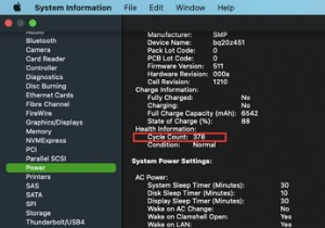 MacBookのバッテリーサイクル数を確認する方法とそれが重要な理由 