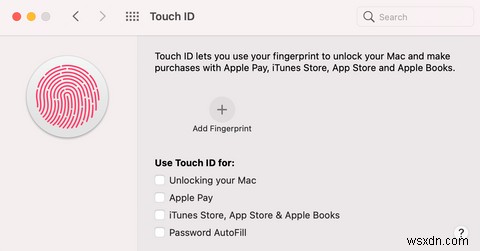 MacでTouchIDを設定して使用する方法 