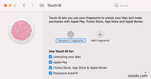 MacでTouchIDを設定して使用する方法 
