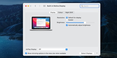 Macでディスプレイのリフレッシュレートを変更する方法 