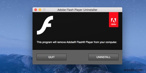 MacでFlashをアンインストールする方法 