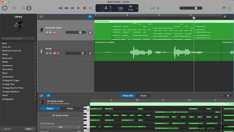 MacでGaragebandを使用して複数のライブトラックを一度に録音する方法 