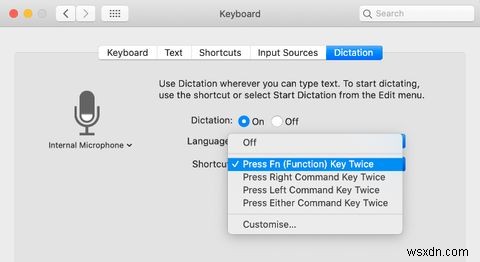 Macで音声からテキストへの入力にディクテーションを使用する方法 