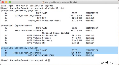 MacでLinuxUSBドライブを作成して起動する方法 