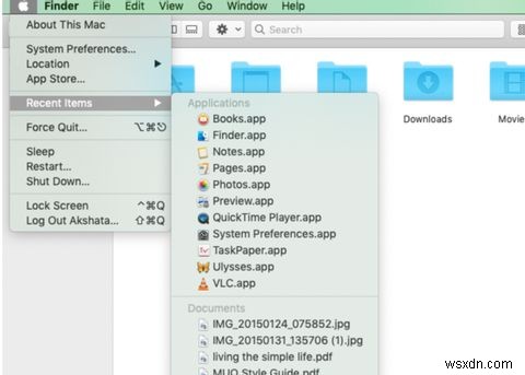 Macで最近使用したファイルを見つける5つの方法 