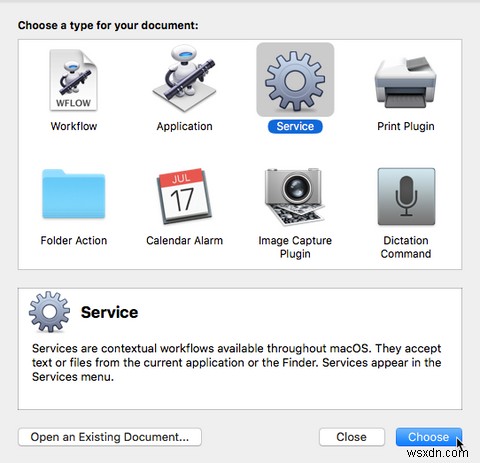 Mac用の8つの時間節約Automatorワークフロー 