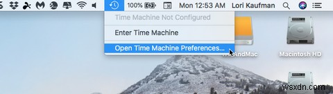 TimeMachineを使用してMacをバックアップする方法 