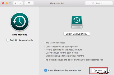 TimeMachineを使用してMacをバックアップする方法 