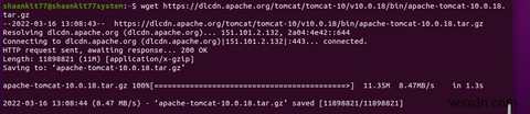 Ubuntu20.04にApacheTomcat10をインストールする方法 