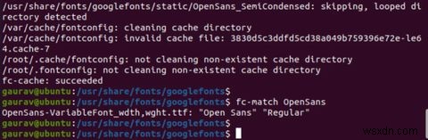 UbuntuでGoogleFontsをダウンロード、インストール、使用する方法 