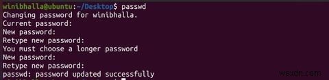 Ubuntuでパスワードを変更する方法 