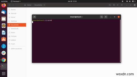 Ubuntuにscrotをインストールしてスクリーンショットをキャプチャする方法 