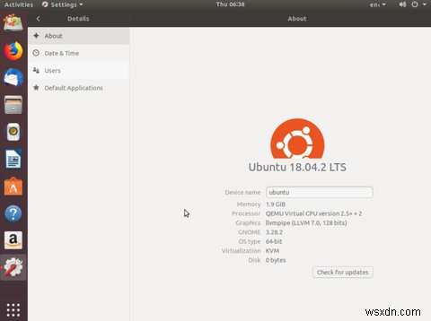 使用しているUbuntuのバージョンはどれですか？確認方法は次のとおりです 