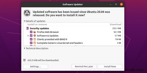 デスクトップを介してUbuntu、Linux Mint、またはElementaryOSを更新する方法 
