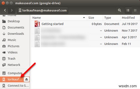 UbuntuでGoogleドライブアカウントにアクセスする方法 