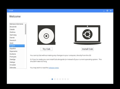 CubLinuxを使用してラップトップでChromeOSを複製する 