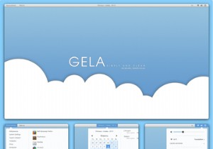 GelaテーマでUbuntuをMac風のデザインにカスタマイズする方法