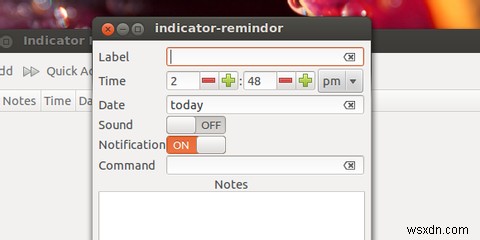 インジケーターリマインダーを使用すると、あらゆるもののリマインダーを設定できます[Ubuntu] 