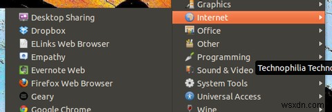 ClassicMenuアプレットでUbuntuの古いメニューを復活させる 