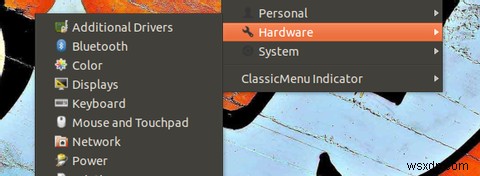 ClassicMenuアプレットでUbuntuの古いメニューを復活させる 