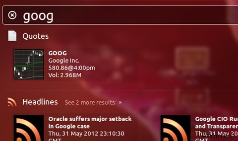 Ubuntuダッシュボードでニュース、トレント、Spotifyなどを検索[Linux] 