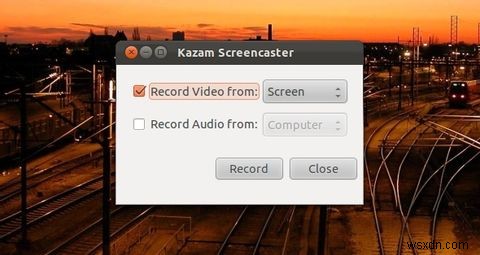 KazamScreencaster[Linux]を使用してスクリーンキャストビデオを簡単に作成 