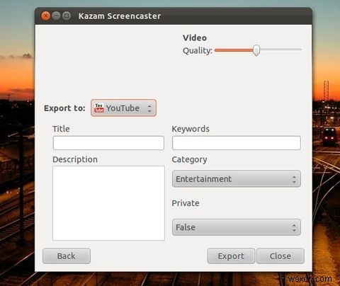 KazamScreencaster[Linux]を使用してスクリーンキャストビデオを簡単に作成 