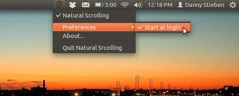 UbuntuでMacOSXの自然なスクロールを取得する方法[Linux] 