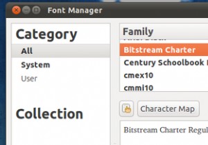 FontManagerでフォントを簡単に管理および比較[Linux] 