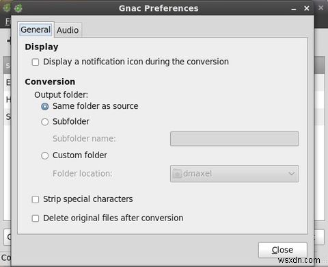 Gnacを使用してビデオファイルからオーディオを変換および抽出する方法[Linux] 