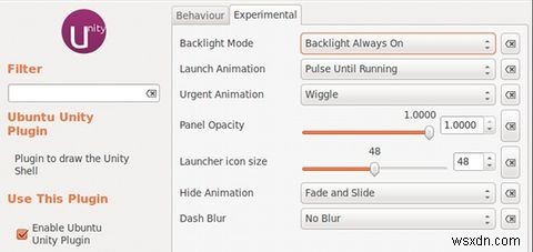 CompizConfig設定マネージャーでUbuntuUnityの設定を変更する方法 