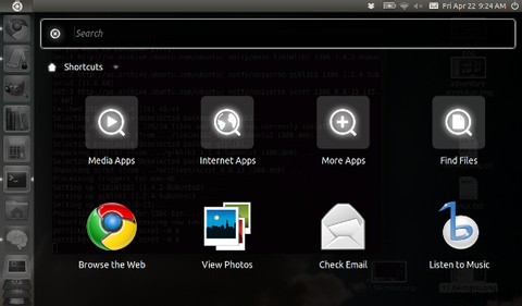 Ubuntu11.04Unity-Linuxの大躍進 