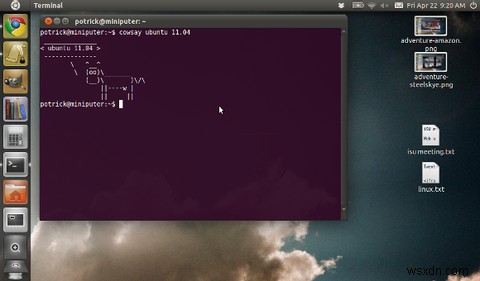 Ubuntu11.04Unity-Linuxの大躍進 