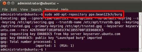 BURGを使用してGRUBブートローダーをカスタマイズする方法[Ubuntu] 