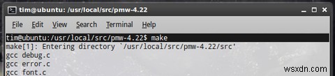 UbuntuLinuxでTARGZおよびTARBZ2ファイルをコンパイルおよびインストールする方法 