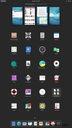 GNOMEデスクトップ環境の上位8つの機能 