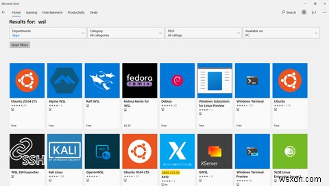 Linux用のWindowsサブシステムを使用してLinuxデスクトップを実行する方法 