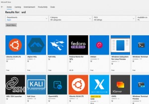 Linux用のWindowsサブシステムを使用してLinuxデスクトップを実行する方法 