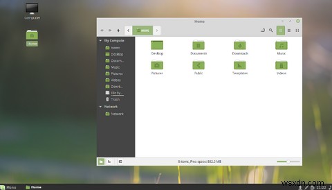 シナモンの説明：LinuxのほとんどのWindowsのようなデスクトップの1つを見る 