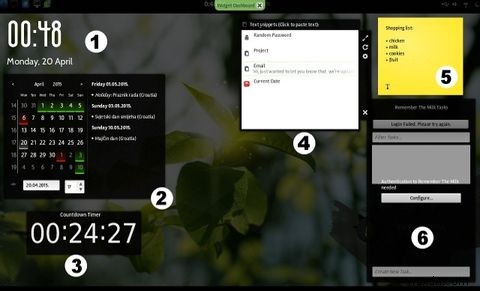 KDEダッシュボードとウィジェットを使用してワークフローを改善する方法 