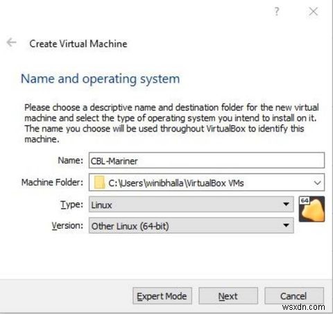 VirtualBoxにMicrosoftのCBL-Marinerをインストールする方法 