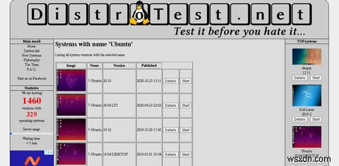 DistroTestを使用してインストールせずにLinuxディストリビューションをテストする方法 