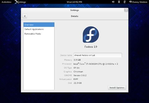 Fedora19SchrödingersCatは生きていて、新機能と改善点が満載です 